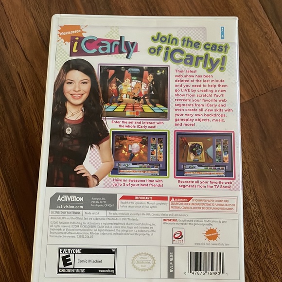 Nintendo Wii iCarly Game - Picture 2 of 4